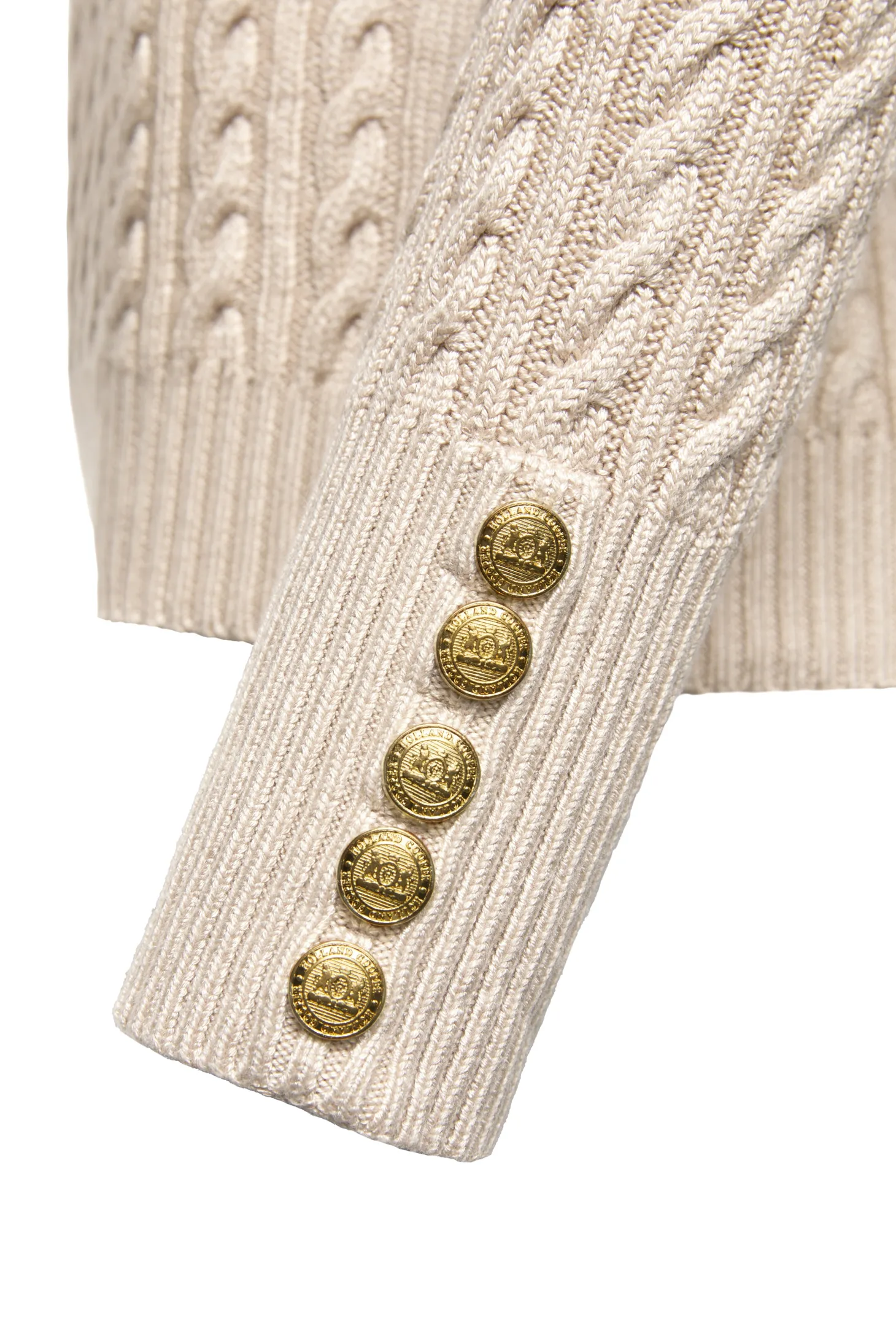 Seattle Cable Crew Knit (Oatmeal)
