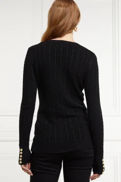Seattle V-Neck Knit (Black)