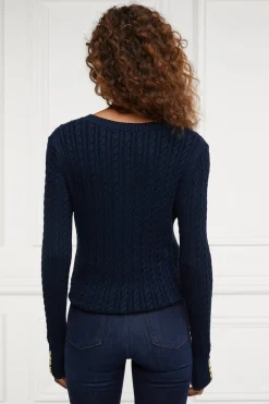 Seattle V-Neck Knit (Ink Navy)