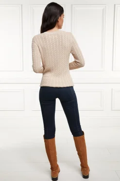 Seattle V-Neck Knit (Oatmeal)