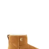 Shearling Platform Boot (Tan)