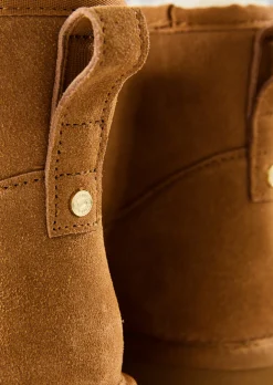 Shearling Platform Boot (Tan)