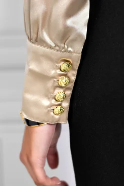 Silk Bodysuit (Champagne)