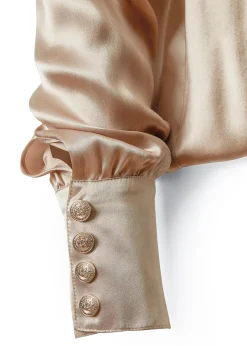 Silk Bodysuit (Champagne)