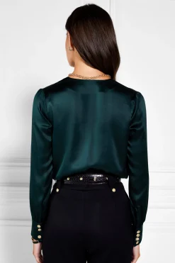 Silk Bodysuit (Emerald)