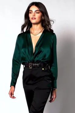 Silk Bodysuit (Emerald)