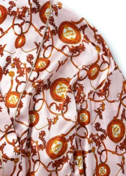 Silk Dressing Gown (Blush)