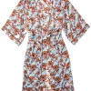 Silk Full Length Dressing Gown (Sky Blue)