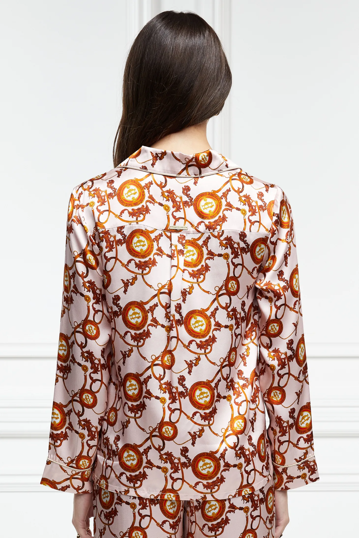 Silk Pyjama Shirt (Blush)