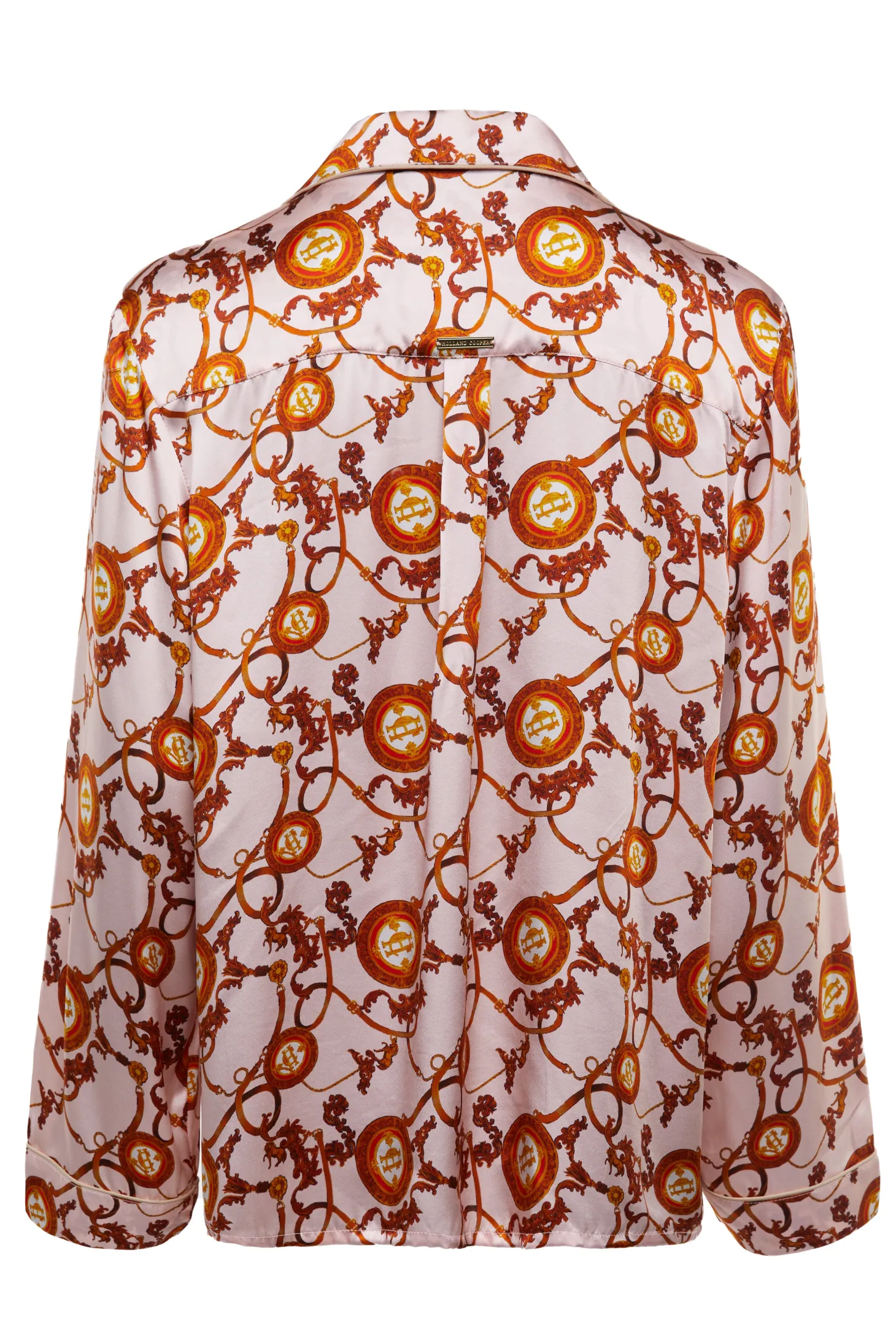 Silk Pyjama Shirt (Blush)