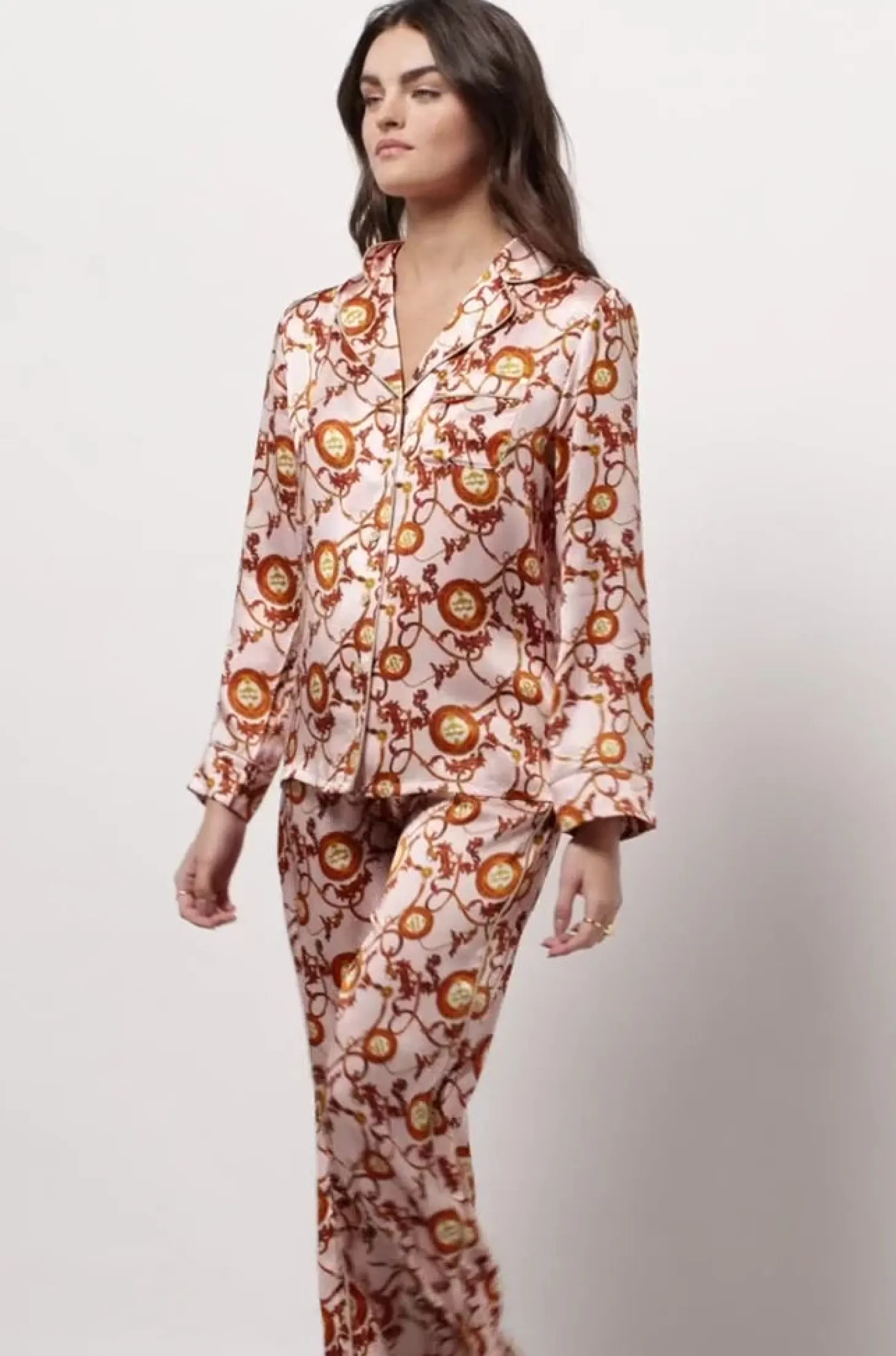 Silk Pyjama Trouser (Blush)