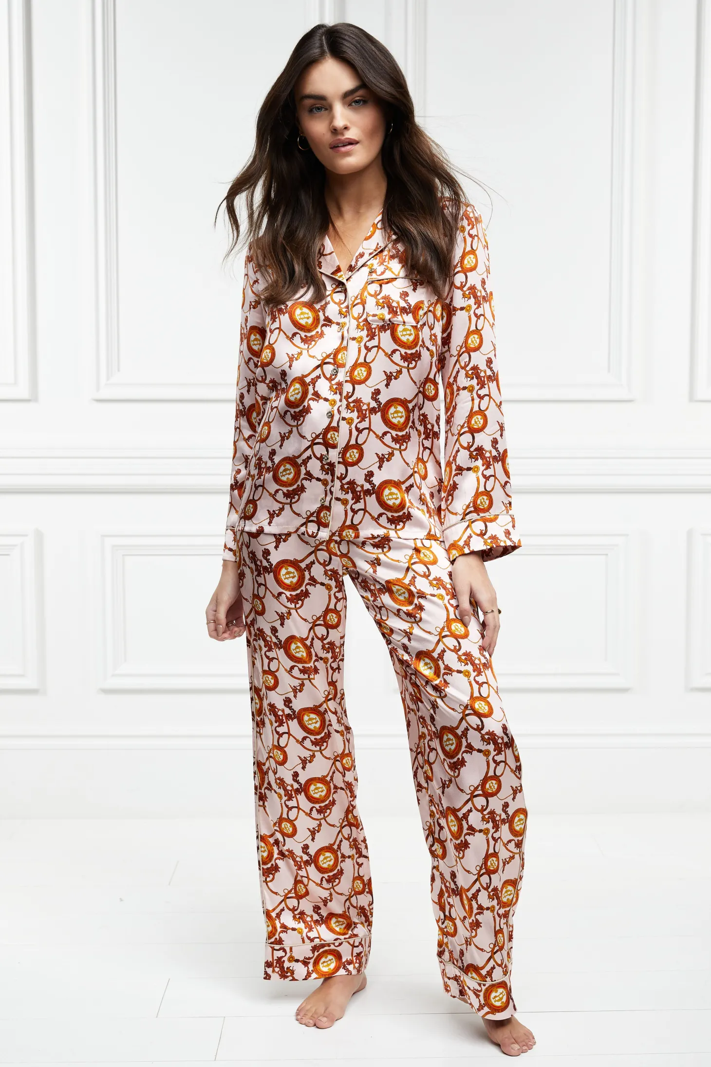 Silk Pyjama Trouser (Blush)