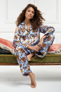 Silk Pyjama Trouser (Sky Blue)