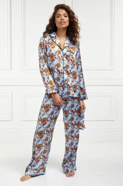 Silk Pyjama Trouser (Sky Blue)