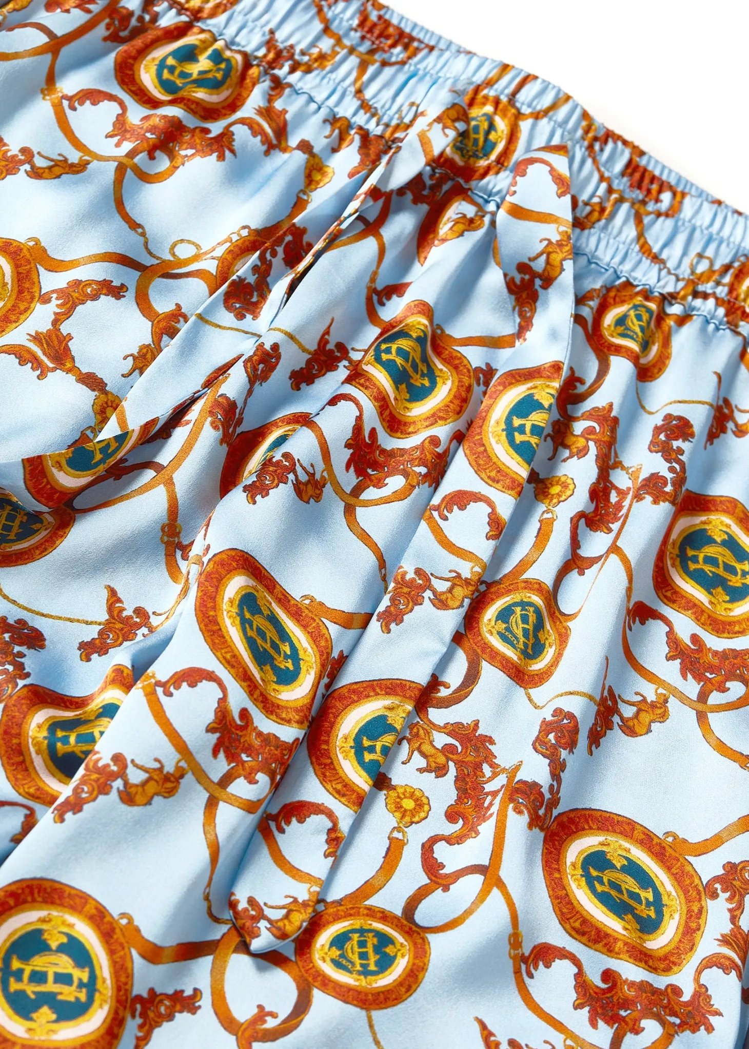 Silk Pyjama Trouser (Sky Blue)