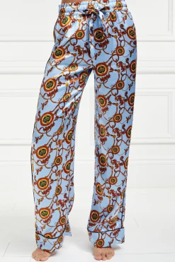 Silk Pyjama Trouser (Sky Blue)
