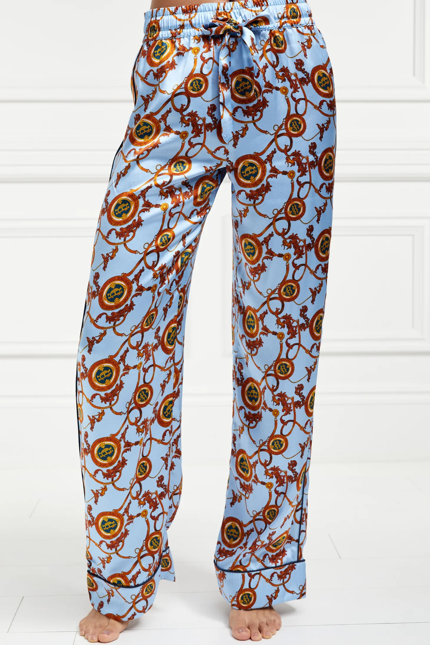 Silk Pyjama Trouser (Sky Blue)