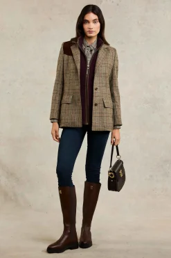 Single Breasted Field Blazer (Bourbon Tweed)