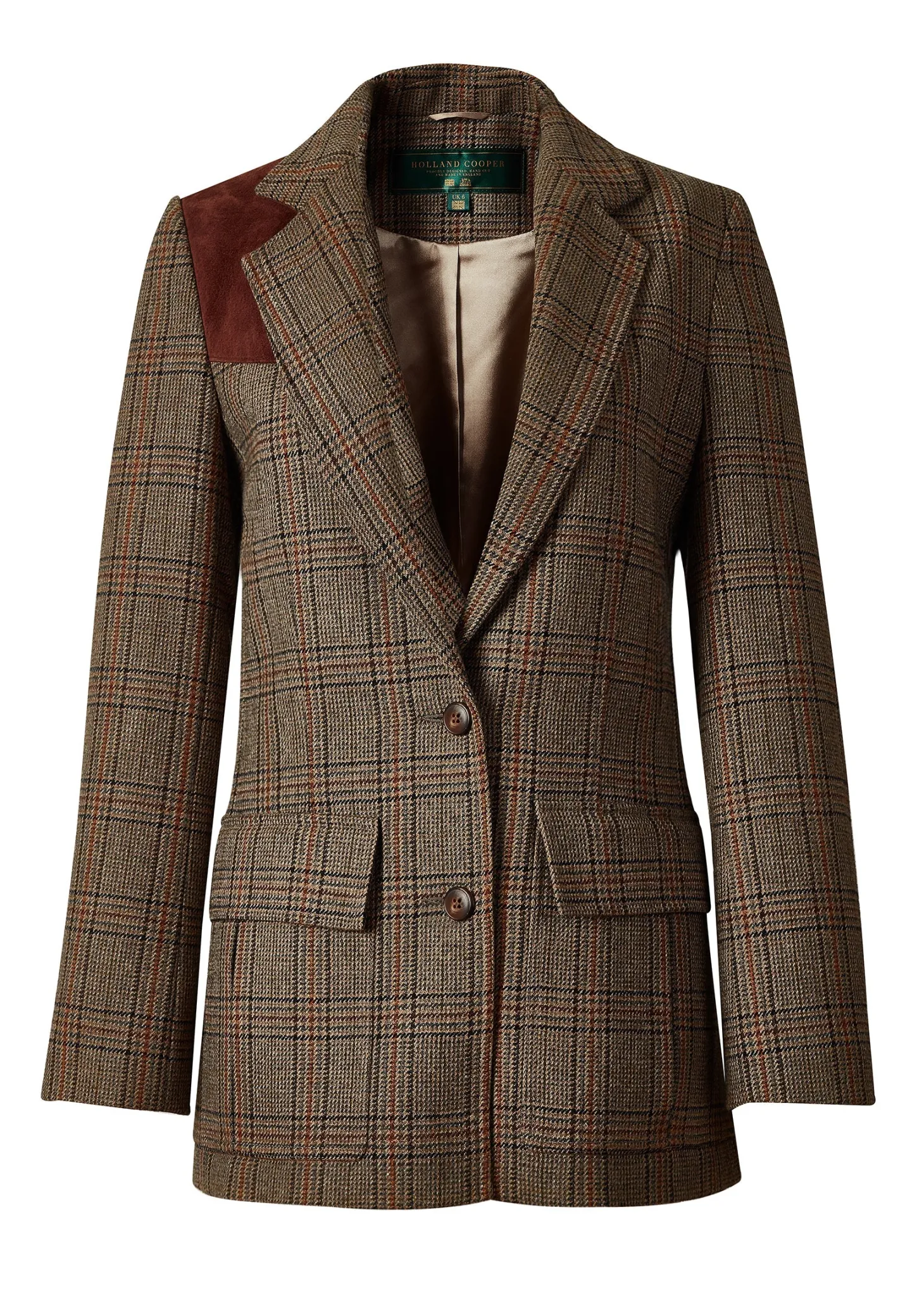 Single Breasted Field Blazer (Bourbon Tweed)