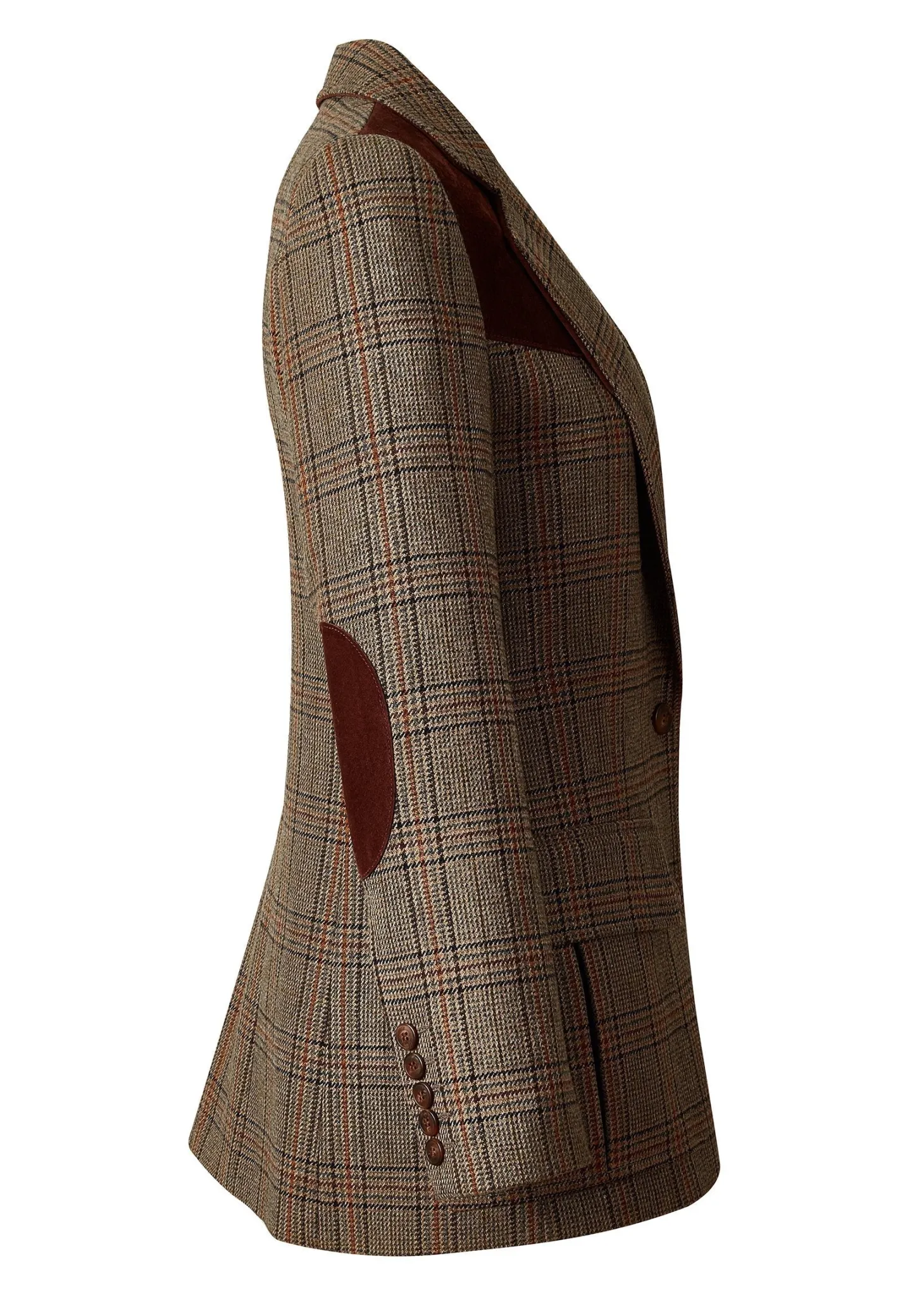 Single Breasted Field Blazer (Bourbon Tweed)