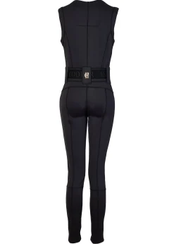 Sleeveless Ski Suit (Black)
