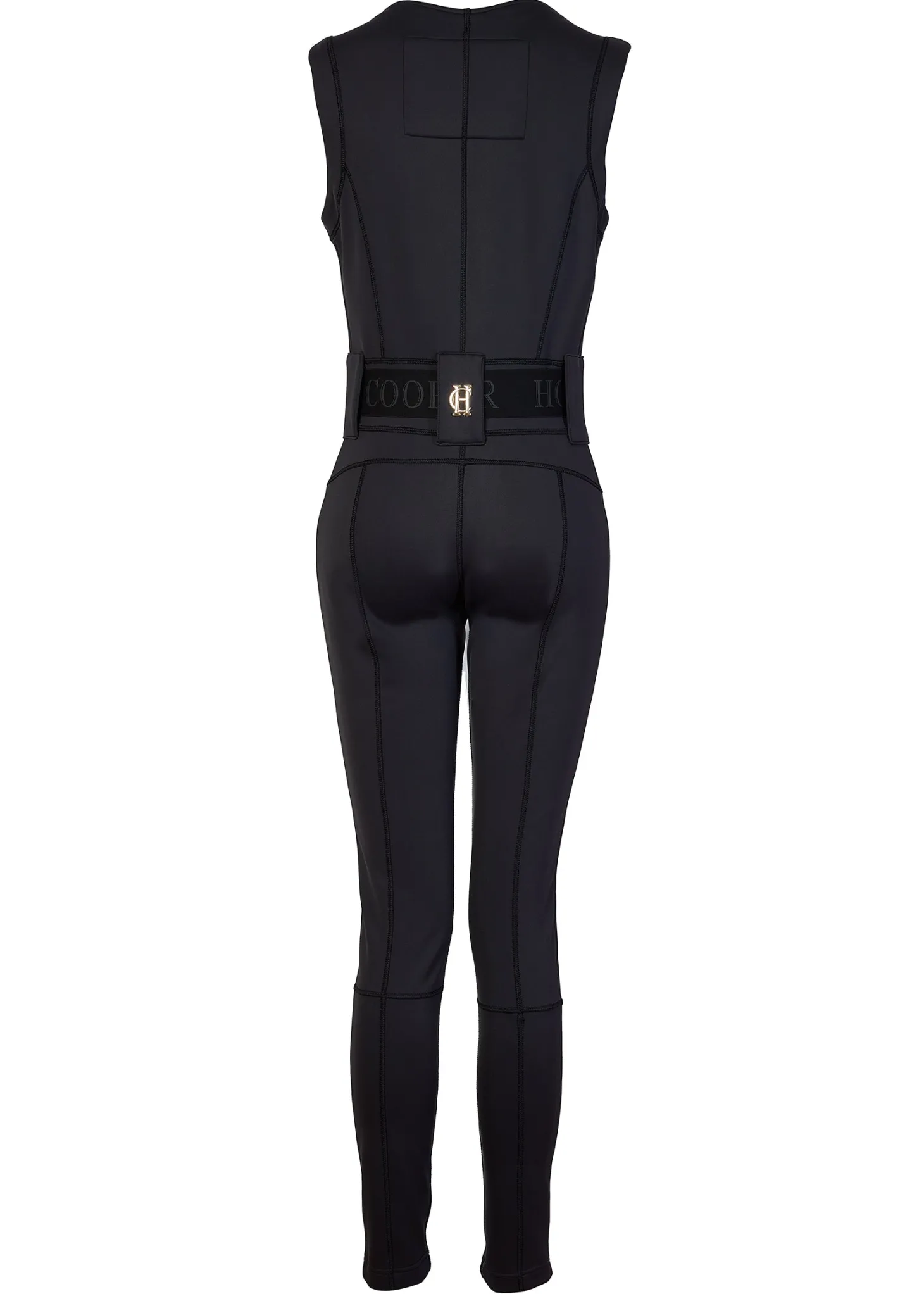 Sleeveless Ski Suit (Black)
