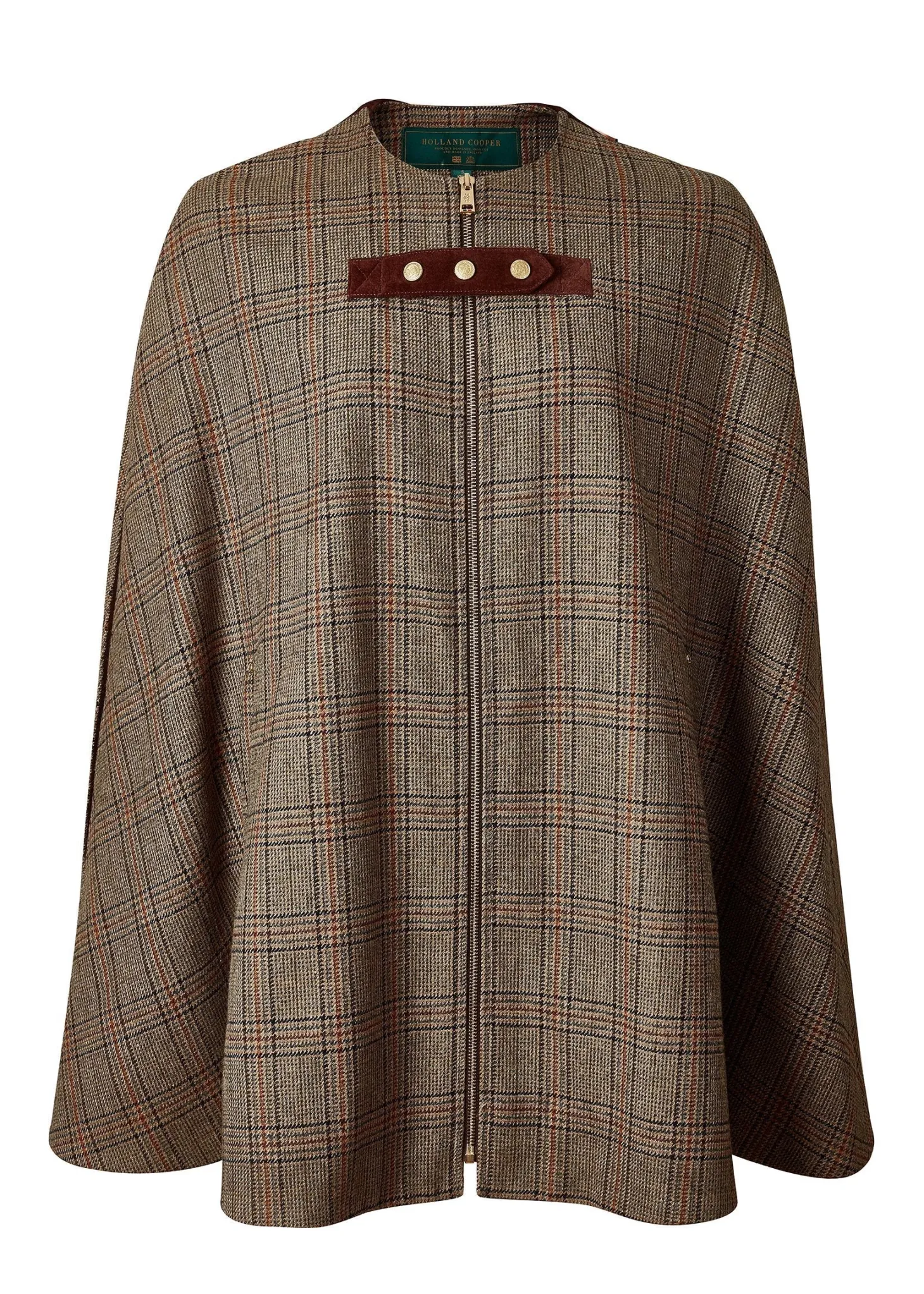 Slim Cape (Bourbon Tweed)