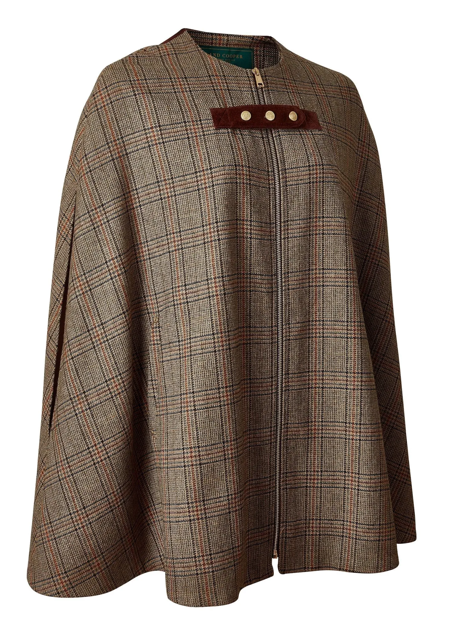 Slim Cape (Bourbon Tweed)