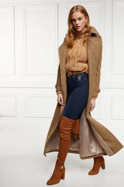 Sloane Over The Knee Boot (Tan)
