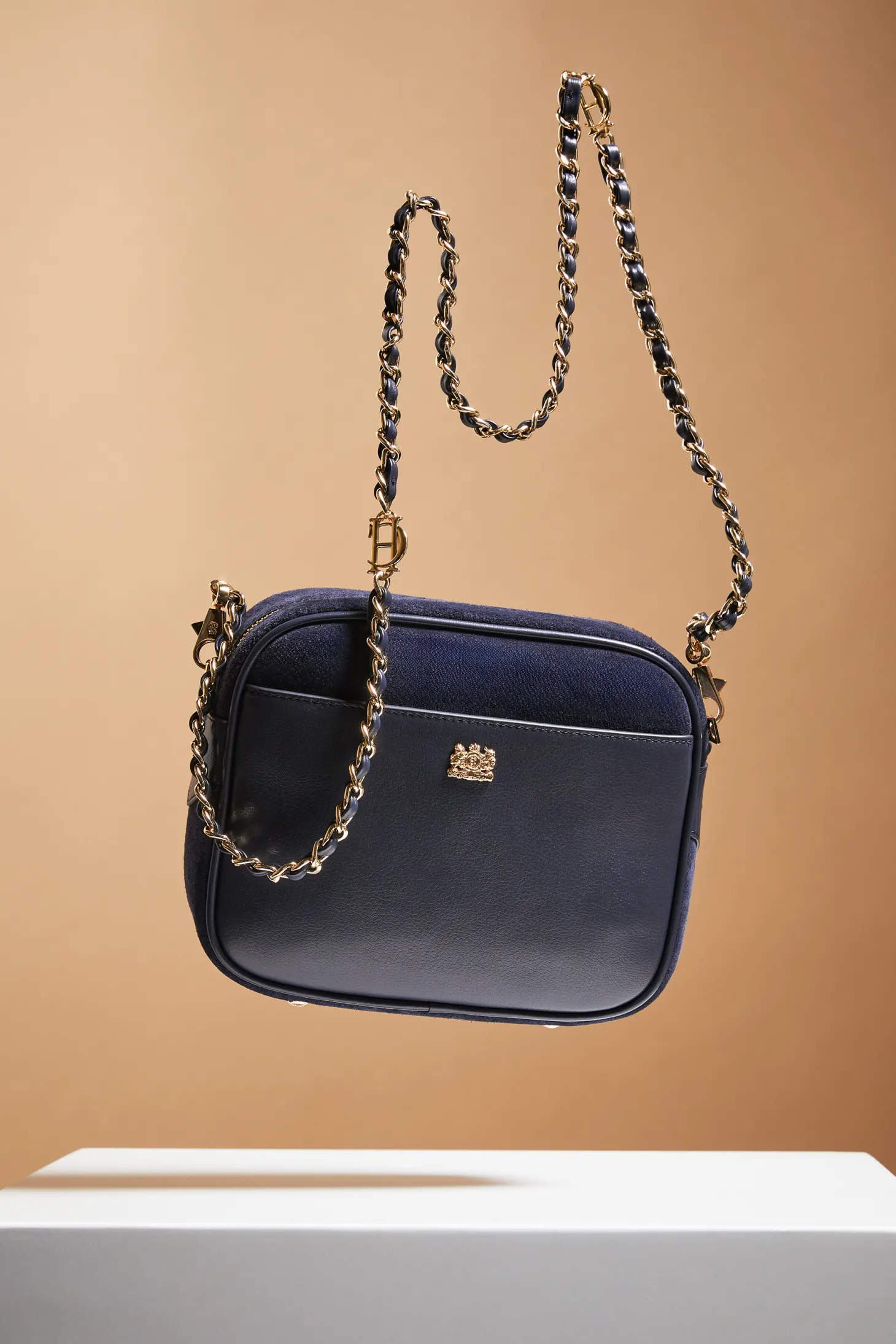 Soho Camera Bag (Ink Navy Suede)