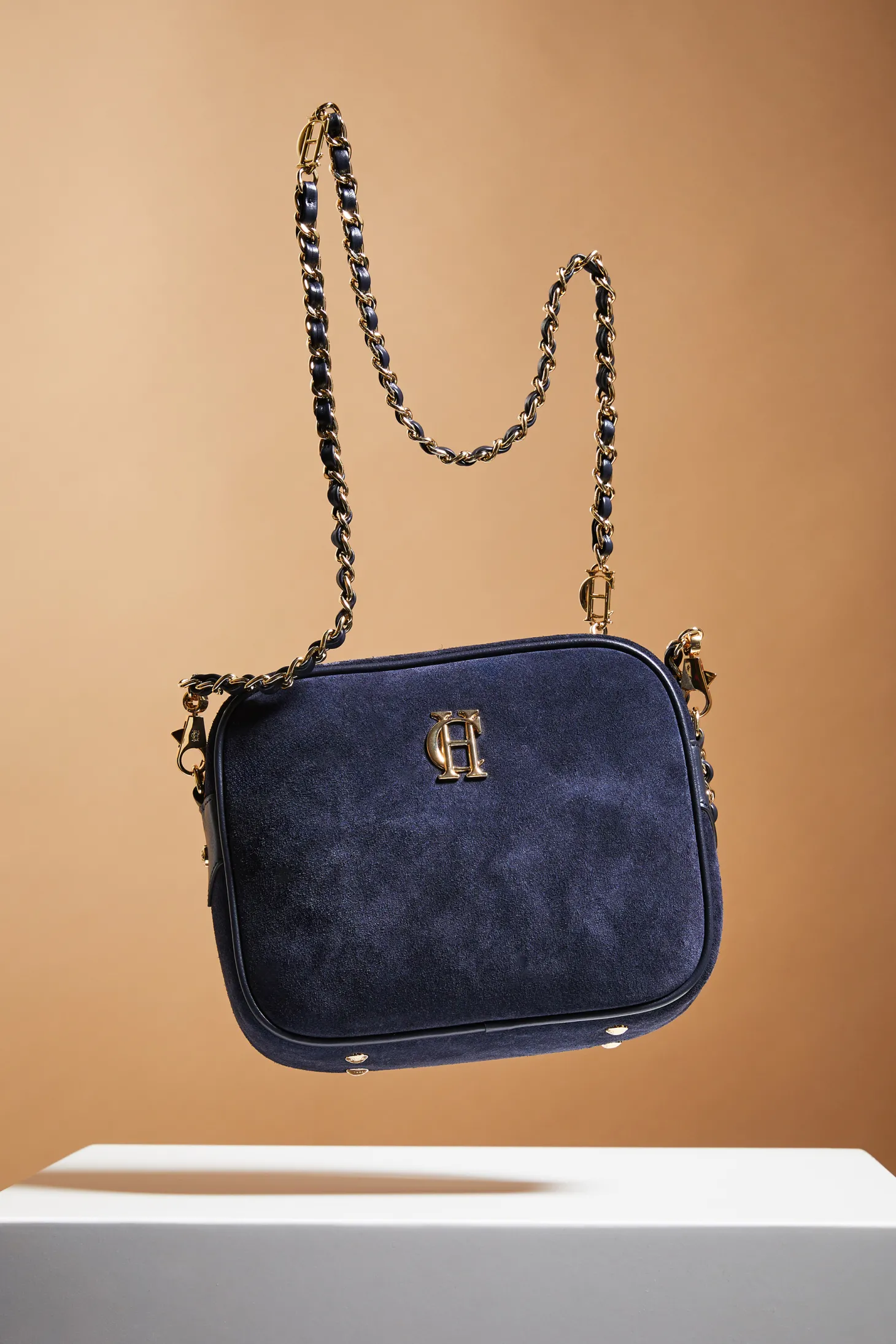 Soho Camera Bag (Ink Navy Suede)