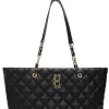 Soho Quilted Tote (Black)