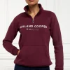 Sporting Heritage Zip Henley (Merlot)