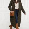 Stoneleigh Longline Coat (Khaki)