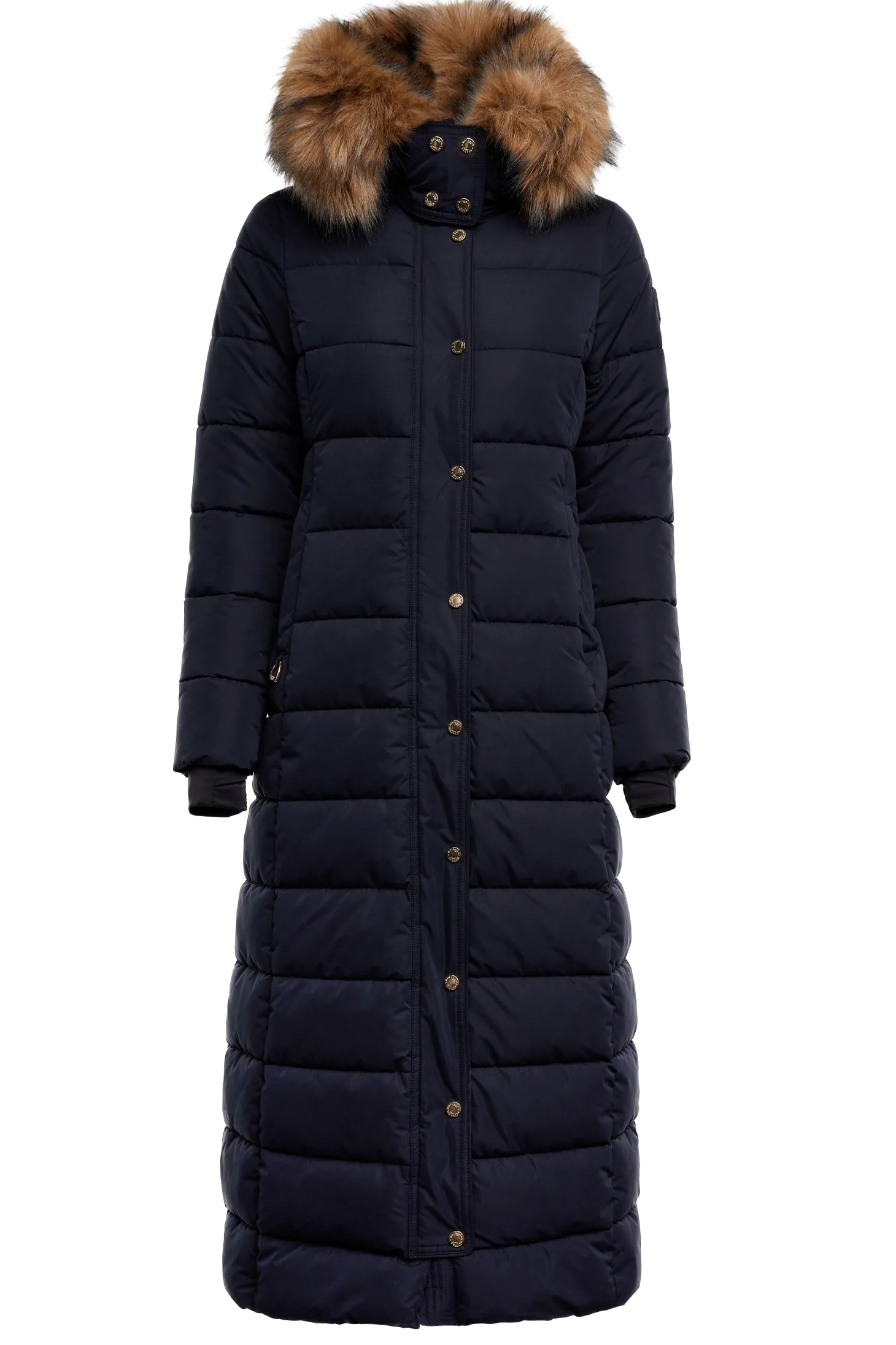 Stoneleigh Longline Coat (Ink Navy)