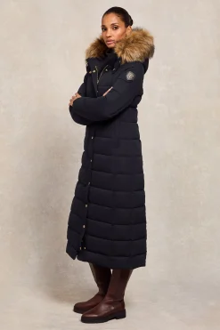 Stoneleigh Longline Coat (Ink Navy)