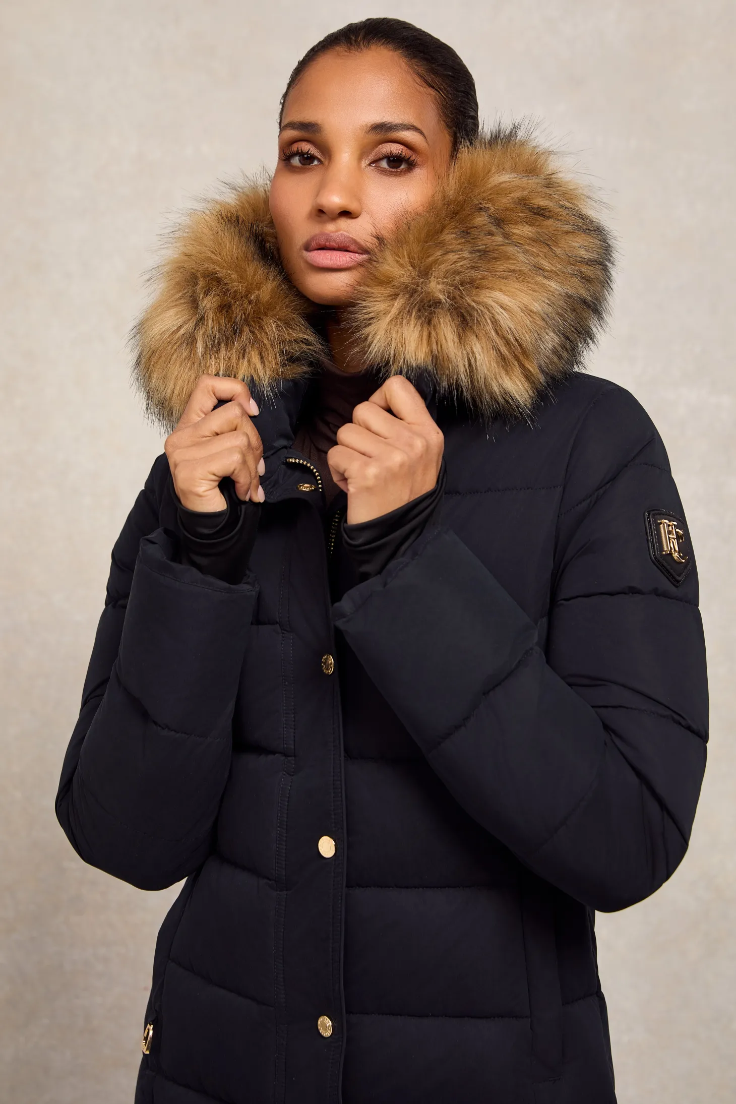 Stoneleigh Longline Coat (Ink Navy)