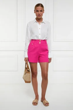 Tailored Short (Hot Pink Linen)