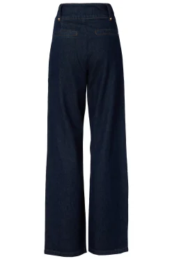 Tailored Wide Leg Jean (Deep Indigo)