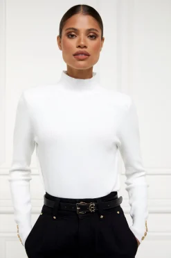 Tara High Neck Knit (Natural)