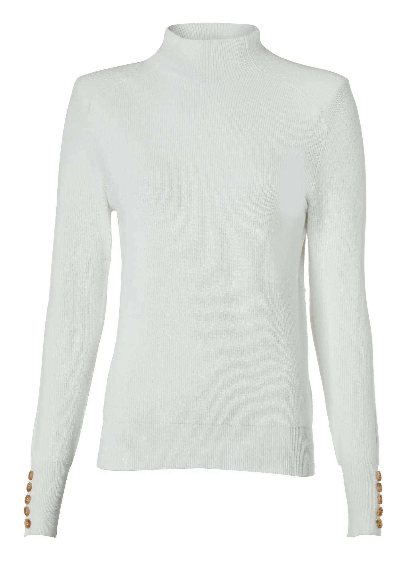 Tara High Neck Knit (Natural)