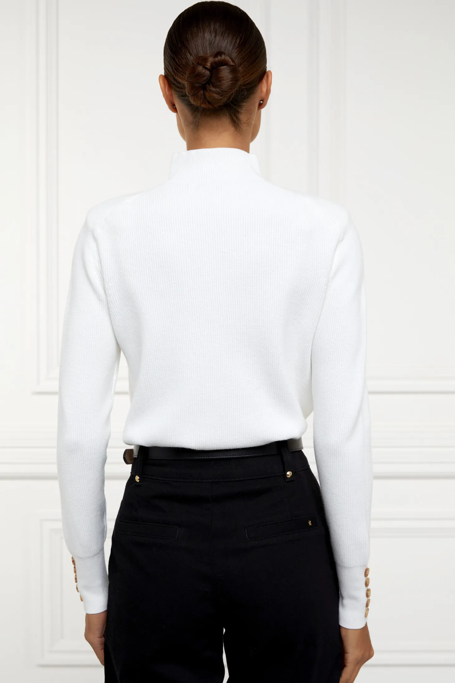 Tara High Neck Knit (Natural)