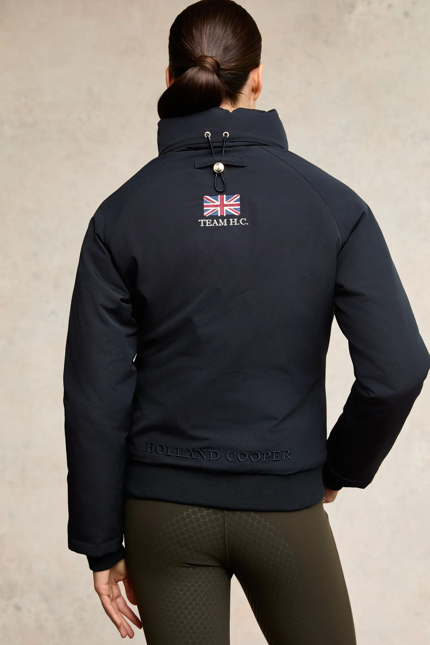 Team Waterproof Jacket (Ink Navy Mono)