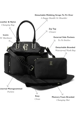 Thames Changing Bag (Black Monogram)