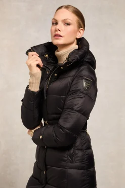 The Arosa Longline Coat (Black)