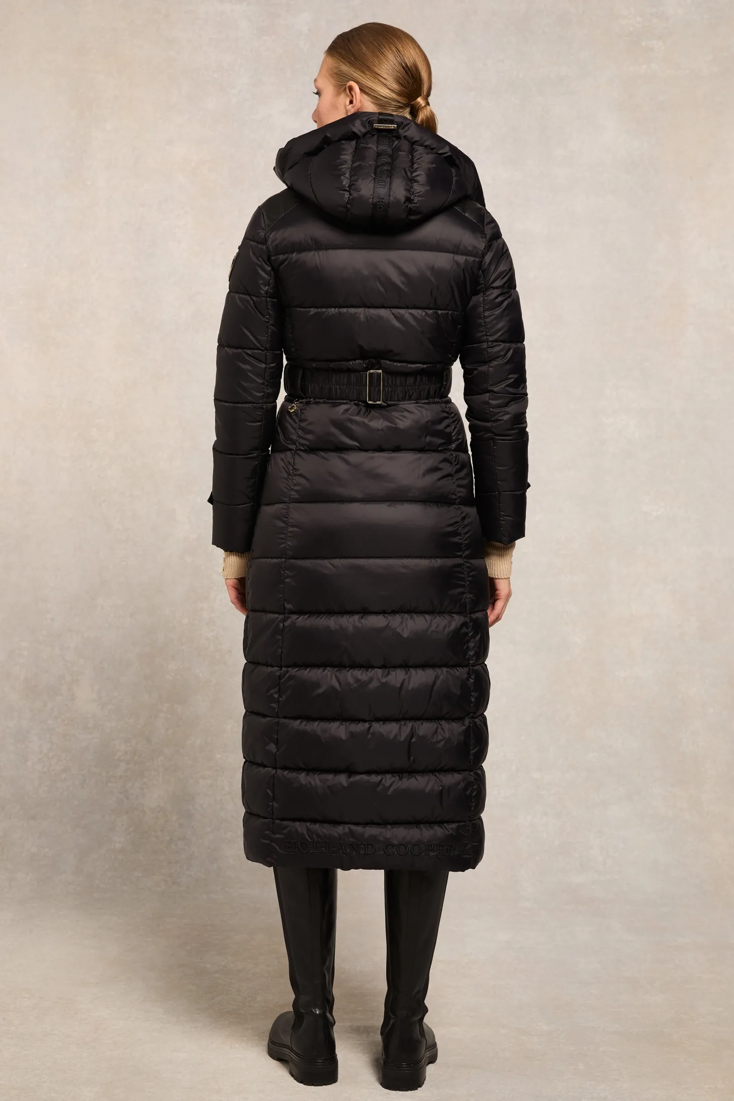 The Arosa Longline Coat (Black)