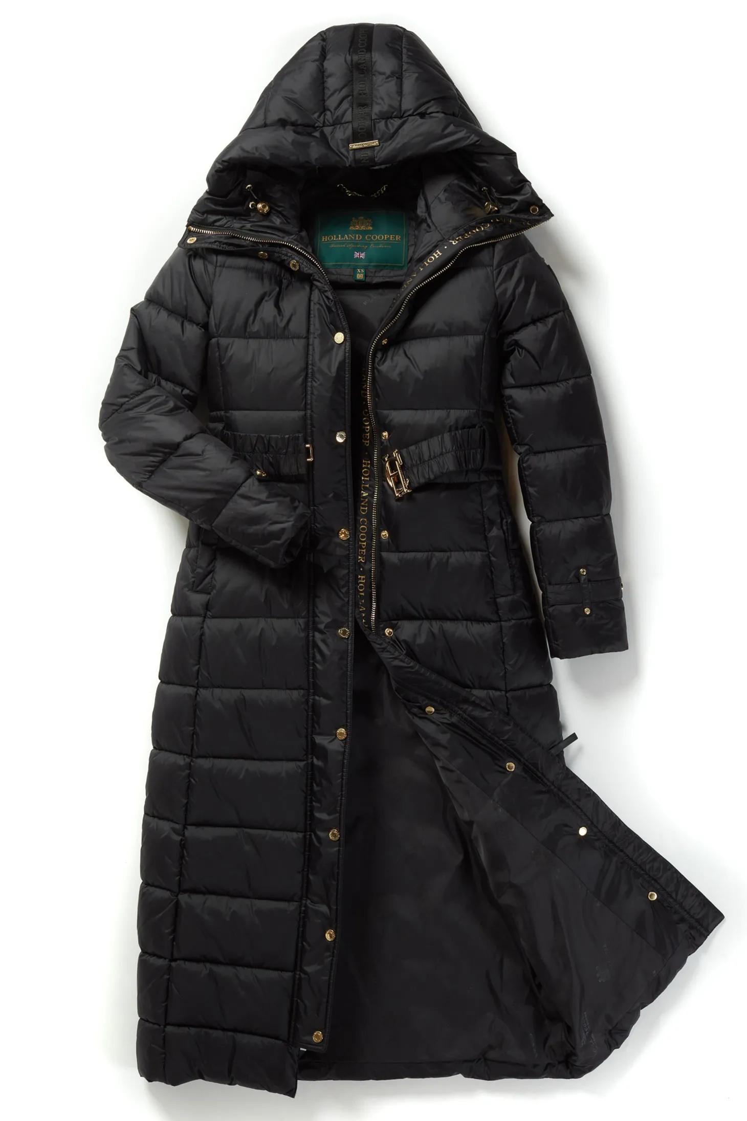 The Arosa Longline Coat (Black)