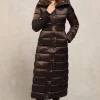 The Arosa Longline Coat (Chocolate)