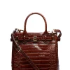 The Brompton Mini Tote (Tan Croc)