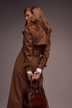 The Brompton Mini Tote (Tan Croc)